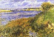 Pierre Renoir Banks of the Seine at Champrosay France oil painting reproduction